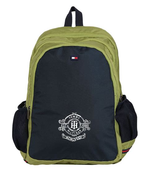 tommy hilfiger green backpack